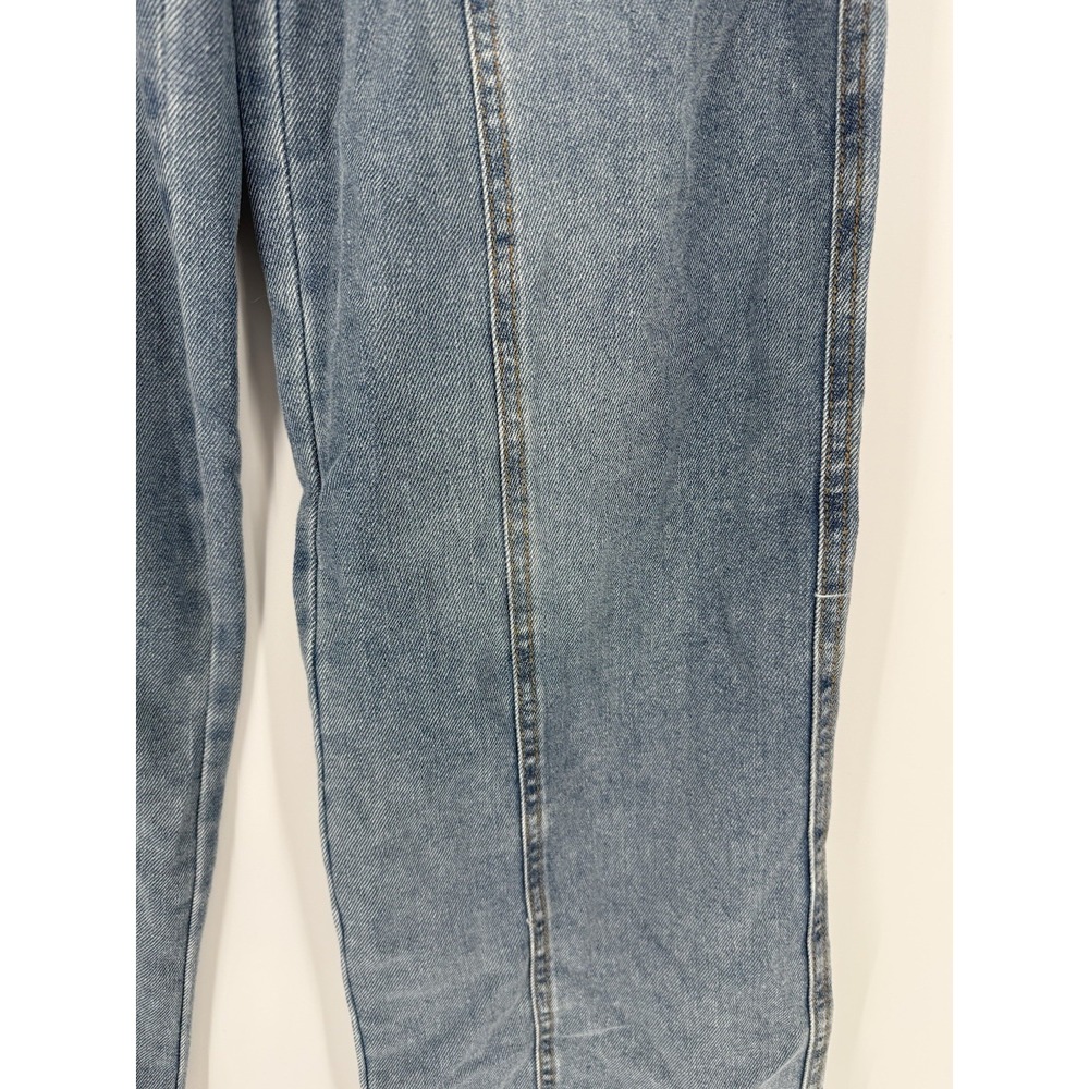 NWT And Now This Jeans Wide Leg Tie Waist Drapey Blue Med Wash Comfort Size XS - Picture 4 of 13